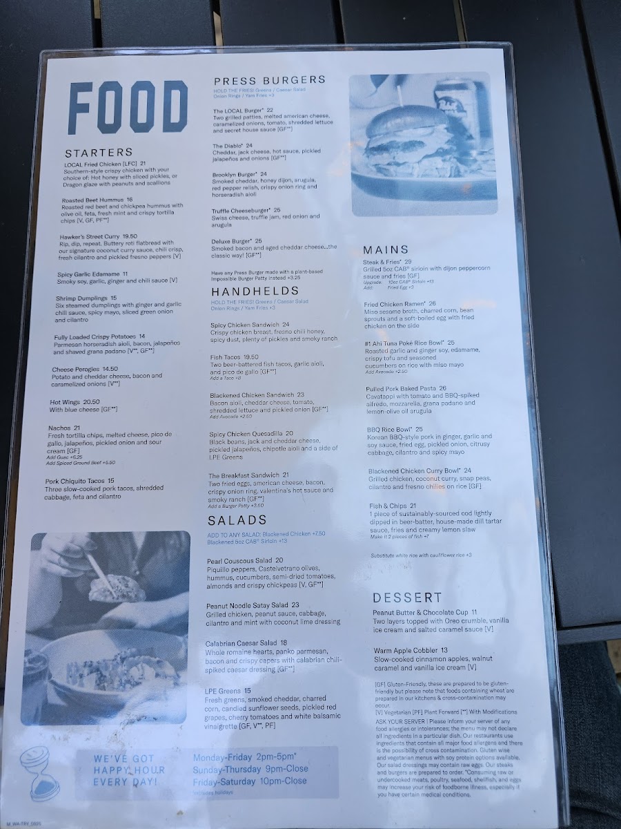 LOCAL Public Eatery Terry Ave Menu - Image 3